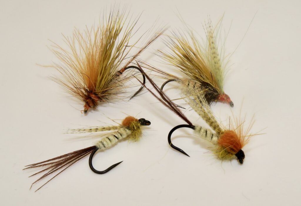 Déclinaison de mouches de Mai